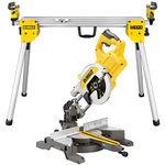 DeWalt DWS777-GB 216mm XPS Sliding Compound Mitre Saw 240V with Leg Stand