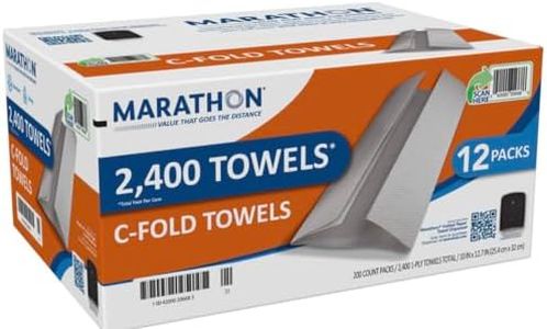 Marathon Absorbent 2-Ply C-Fold Paper Towels - 12 Pack (2400)