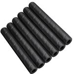 moonoom 6 Pcs Multi-Purpose Cushioning, SnakeWrap, No Adhesive or Glue, Black Pipe Insulation Foam Tube for Beach Swimming Pool Cargo Padding Ice Rink Bumper, 40 cm/ 15.7 Inches (6 PCS)