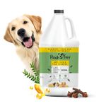 POOCH & FURR (1000 ML) Max Strength Tick and Flea Shampoo Treatment for Dogs, Powerful & Natural Defense, Prevention for Large & Small Dogs with Neem, Camphor Oil, Clove Oil Advantage