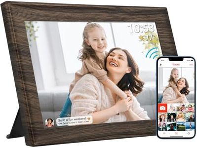 32GB FRAMEO 10.1 Inch Smart WiFi Digital Photo Frame 1280x800 IPS LCD Touch Screen, Auto-Rotate Portrait and Landscape, Share Moments Instantly via Frameo App from Anywhere