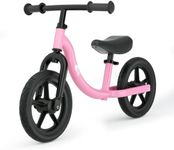 FAYDUDU Toddler Balance Bike 2 Year Old for Kids 12 Inch No Pedal Bicycle for Girls Boys Ages 18 Months to 5 Years Old Toddler Training Push Bike Adjustable Seat (Pink)