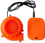 COOLJOY Blower Fan for Inflatable Costume and Other Inflatable Game Dinosaur Costume - Orange Air Pump