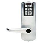 Kaba E-Plex Electronic Keyless Lock, Kaba Cylinder (Schlage"C" Keyway) Included, Satin Chrome Finish