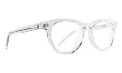 SPY Optic Kaden, Round Glasses, RX Prescription Ophthalmic Eyeglass Frames, Crystal, One Size