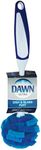 Dawn Ultra Puff Glassware and Dish Cleaning Brush, 11.1" x 2.5" x 2.5", Blue/White