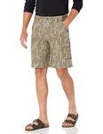 HUK Men's Standard Next Level 10.5" Quick-Drying Performance Fishing Shorts with UPF 30+ Sun Protection, Mossy Oak Bottomland-10.5", Large