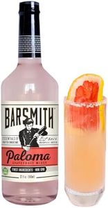 Barsmith Paloma Mix - Non-GMO Cocktail Mixer with Grapefruit & Cascade Hops - Mexican-Inspired Tequila Cocktail Base w/Natural Flavors & Citrusy Kick - Idreal for Home Bars - 32oz Bottle (Pack of 1)