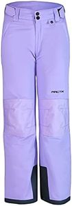 Arctix Kids' Snow Pants with Reinforced Knees and Seat, Lilac, X-Large