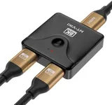 MT-VIKI HDMI 2.1 Switch 2 in 1 Out 8K@60Hz, 4K@120Hz, 48Gbps Ultra HD HDMI Hub Compatible with PS5/4, Xbox, Roku, Apple TV, Fire Stick