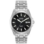 Citizen Eco-Drive Corso Quartz Men's Watch, Stainless Steel, Classic, Silver-Tone (Model: BM7100-59E)