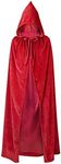 Durio Hooded Cloak Red Hooded Cape 