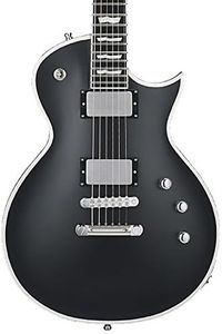 ESP E-II ECBB Eclipse Electric Guitar with Case, Satin Black