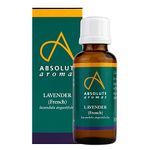 Absolute Aromas French Lavender Essential Oil 30ml - 100% Pure, Natural, Undiluted and Cruelty-Free - for use in a Diffuser and Aromatherapy Blends