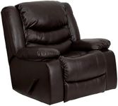 Flash Furniture Plush Brown Leather