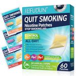 DuoXingTang Quit Smoking Patches - Steps 1 Through 3 to Quit Smoking, Stop Smoking Aid, 21mg, 14mg, 7mg Easy and Effective Anti-Stickers, Best Product to Help Stop, 60 Patches