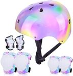 FIODAY Kids Helmet Knee Pads for Ki