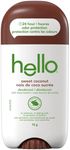 Hello Sweet Coconut Natural Deodorant with Shea Butter, Aluminum Free, Parabens Free, 73g