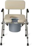 Medline Drop Arm Commode with Padde