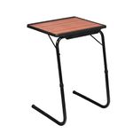 TABLE MAGIC Alloy Steel - Laptop Table Mat Finish, Lapdesk, Multipurpose Table, Height Adjustable Table, Work At Home Table, Study Table, Kids Study Table (Tm Regular- Black Alder, Large)