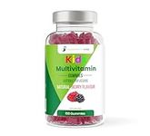 Kids Multivitamin Gummies 3-12 - 150 Pack - Up to 5 Month Supply - Natural Berry Flavour Childrens Vitamin Gummies - Chewable Multivitamin for Kids - Vegan Kids Vitamins - Gummy Bear Vitamins