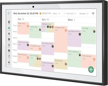 WiFi Digital Calendar Smart Family Planner,Chore Charts, AI Meal Planning, Smart Touchscreen Interactive Display for Schedules and Cloud Photo Desk Calendar Refills, 10.1''