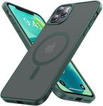 Noonin Strong Magnetic Case for iPhone 11 Pro Max，[Compatible with MagSafe] Protective Shockproof Cover Phone Case for iPhone 11 Pro Max 6.5" (Green)