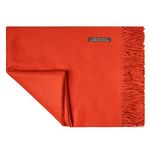 Apikuna® Alpaca Wool Blanket Made from 100% Finest Baby Alpaca Wool – 180 x 130 cm in Orange – Cuddly Soft & Warm Blanket – Sofa Blanket Alpaca Blanket Cuddly Blanket Alpaca Blanket Baby Alpaca