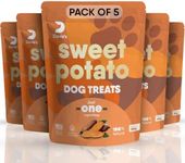 Davie's Sweet Potato Dog Treats - Healthy Dog Treats Made in USA Only, Natural Dog Treats, Healthy Dog Chews, Low Fat Dog Treats, Bulk 5 Pound Pack