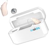 BlaidsX Neuro Rechargeable RIC + Programmable Hearing Aids for Seniors with Bluetooth Mobile App Hearing Test Audiogram & Noise Cancellation, Dual Mic & 48 DSP Channels | USA-Made Multi-Core Processor