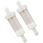 LOCOPOW 2pc 5/16 Inline Fuel Filter for Mercury 35-816296-4 816296Q2 Quick Silver Polaris 2530008 Sea Doo 275000051 275000262 Sierra 18-7830 0398327 30-200hp Mariner Outboard Boat Machine