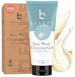 Beauty by Earth Face Wash - USA Made with Natural & Organic Ingredients, Face Cleanser For Women & Men, Non-Comedogenic Facial Cleanser Face Wash, Perfect for Sensitive and Oily Skin, Nettoyant Visage