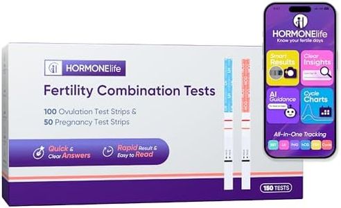 HORMONELife Ovulation Test Strips and Pregnancy Test Strips Kit – Accurate LH & HCG Tests for Fertility Tracking and Early Detection