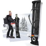 Otaro Ski Bag (for 1 Pair of Skis & Poles) – Ski Bag for Skis & Poles | Ski Bag with Removable Shoulder Strap | Ski, Ski Accessories, Ski Boot Bag