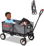 Radio Flyer The Beast EZ Fold Maximum Capacity Heavy-Duty Kid & Cargo Wagon, Collapsible Wagon for Ages 1.5-6 Gray