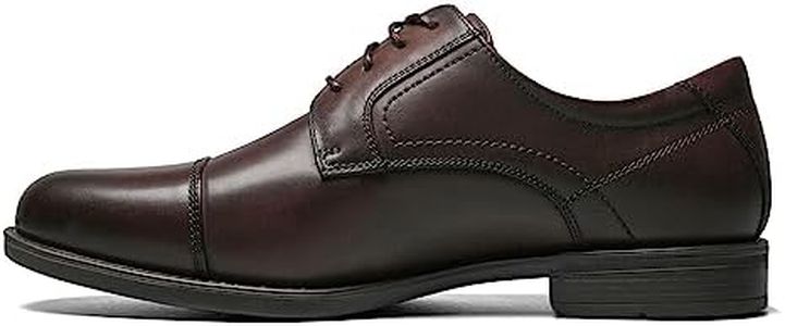 Florsheim Men's Midtown Cap Toe Oxford,Brown Smooth Leather,US 7 D