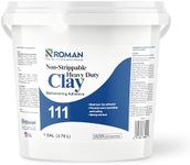 Roman 111 Non-Strippable Heavy Duty Clay Wallpaper Adhesive - Maximum Tack Wallpaper Paste - 1 Gallon, Tan