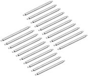 uxcell 20pcs Watch Band Pin 18mm Stainless Steel Spring Bar Pins 1.2mm Dia for Connects the Watch Strap to the Watch Case or Clasp