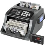 [Upgrade] YICHOING Mixed Denomination Money Counter Machine, Value Counting, UV/MG/IR/DD Counterfeit Detection, 3.5" TFT Display Cash Counting Machine, Printer Enabled Bill Counter for Business