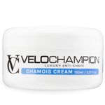 VeloChampion Luxury Chamois Cream for Cyclists and Runners | Vegan Anti-Chafing Cream for Men and Women | Reduces Saddle Sores and Friction (150ml / 5.07fl oz)