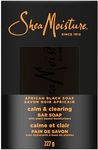 SheaMoisture Bar Soap, Soothing and Clarifying bar soap, African Black Soap, with 24h shea moisture nutrients for Healthy, Glowing Skin, 227g