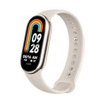 Xiaomi Smart Band 8 Smartwatch for Men and Women, AMIOLED Screen, 1.62 Inch Screen, 60 Hz Update Frequency, 150 Sports Modes, Health Monitor, 16 Days Autonomy, Waterproof 5 ATM Watches, Gold