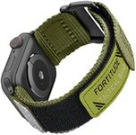 Ritche Nylon Rugged Apple Watch Band For Men Women Compatible with Apple Watch 38mm 40mm 41mm 42 mm 44mm 45mm 49mm, Adjustable Tactical IWatch Bands for Ultra Series 8/7/6/5/4/3/2/1 SE Black/Army Green/Smoke Grey/Pumpkin Orange/Crimson Red