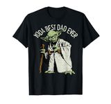 Star Wars Yoda The Best Dad Portrait T-Shirt