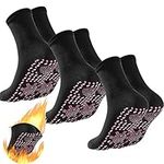 Heated Socks 3 Pairs Self Heating Socks Acupressure Socks Comfortable Breathable Socks for Men and Women Outdoor Self Heating Socks Winter Cold feet for Camping Hiking Riding Motorcycle Warm Socks