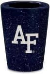 Rico Industries NCAA Air Force Academy Falcons - AF 2oz Ceramic Shot Glass for Fans, Laser Engraved in Team Color Single Shot Glass