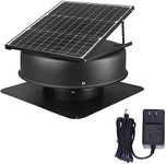 OmniPV Solar Powered Attic Roof Exhaust Fan, 35 Watt, 14''