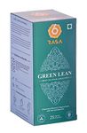 6rasa Green Lean Tea | Green Tea With A Desi Twist | 16 Ayurvedic Spices | For Weight Management | 100% Natural Herbs & Spices |No Added Sugar (2.0 Gram Each, 25 Tea Bags) (Pack Of 1)