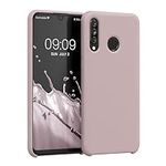 kwmobile Case Compatible with Huawei P30 Lite Case - TPU Silicone Phone Cover with Soft Finish - Nude Lilac