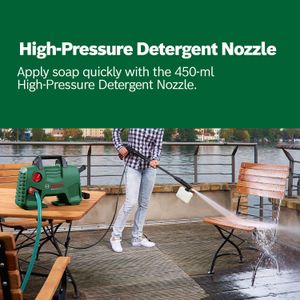 Bosch EasyAquatak 120 High Pressure Washer – 1500W, Compact Design